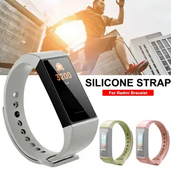 

High-Quality Soft Silicone Watch Band Replacement Strap Durable Wristband for Xiaomi Redmi Smart Bracelet Colorful Band Straps