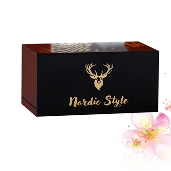 

1PC Tissue Box Wooden Dirt Resistant Wear Resistant Napkin Holder for Bar Home