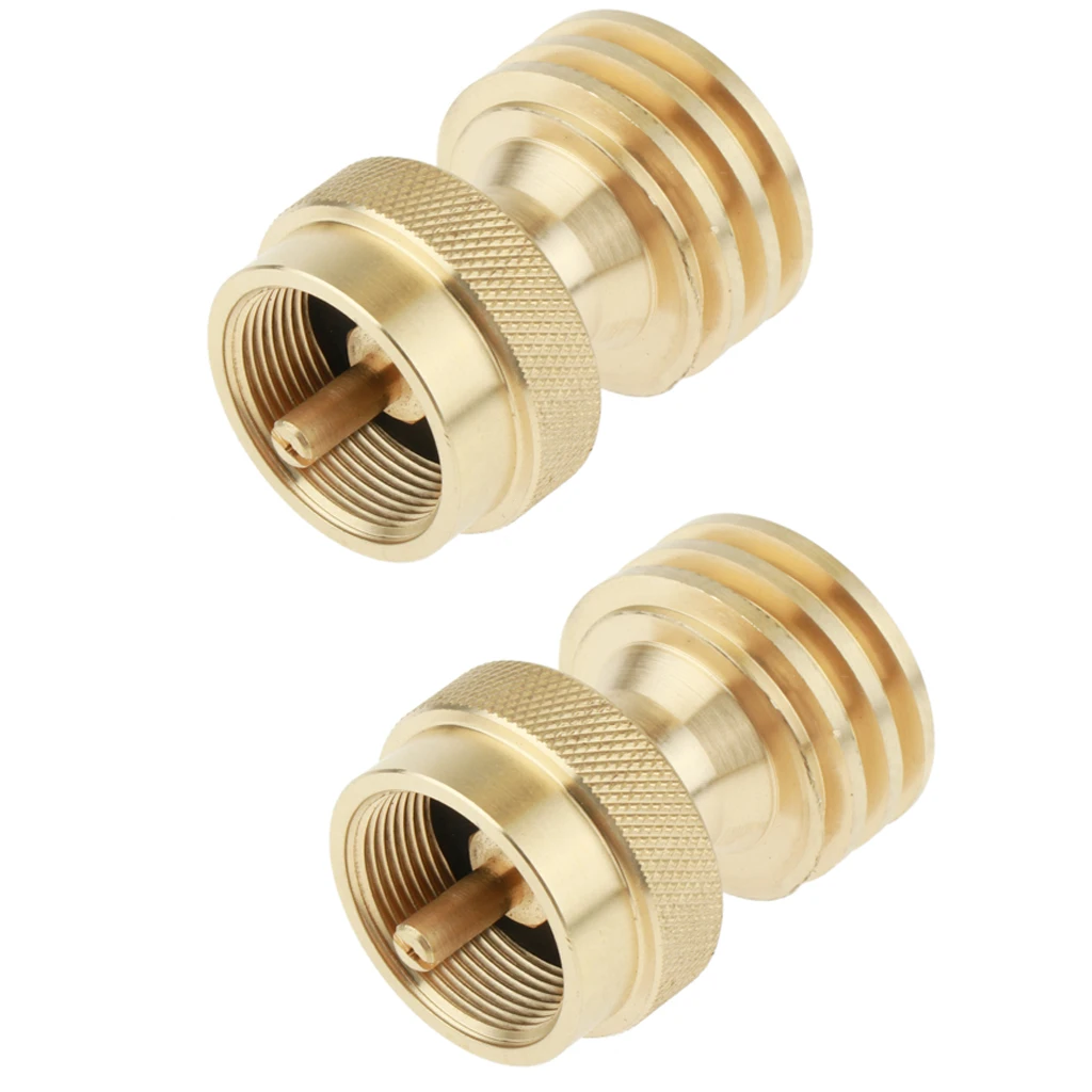 Details about   2xBrass for 20 30 Pound LP Gas Steel Bottle Propane Tank Adapter Converter 