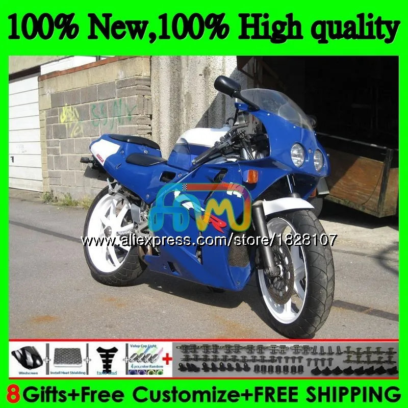 RVF400R NC30 для HONDA VFR400 R V4 VFR400R 91, цвет: синий, 92 93 94 88BS. 28 ЛРВ 400 R NC35 400R 1991 1992 1993 1994 обтекатель