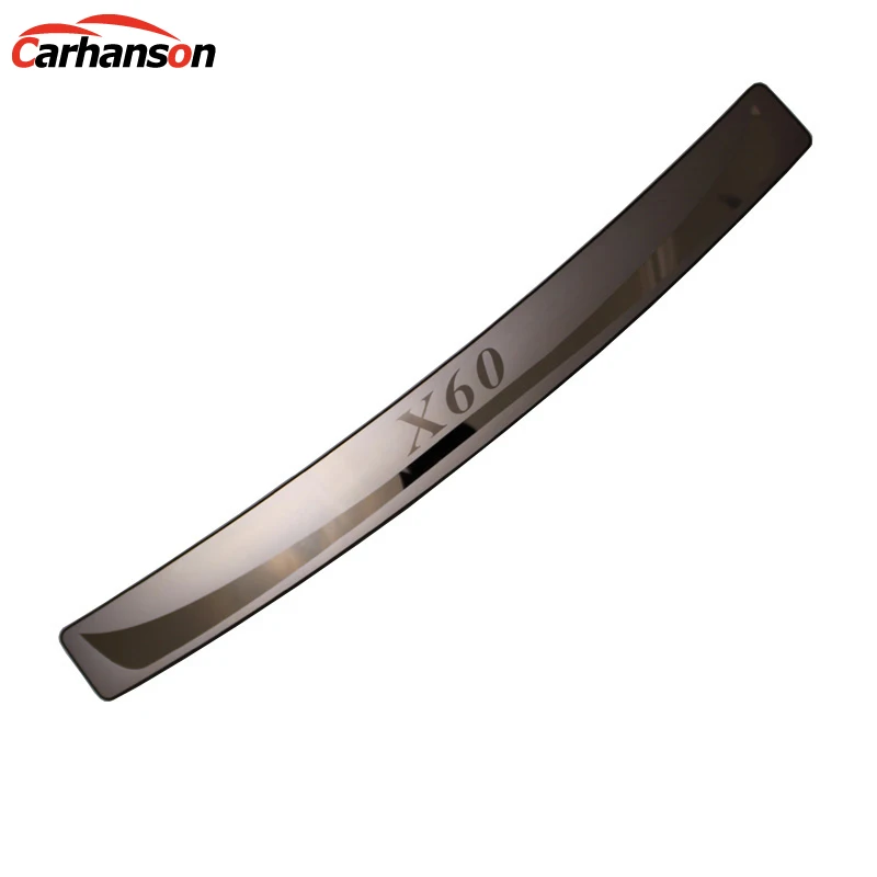 

For Lifan X60 2012-2013-2015 Car Accessories Auto Inner Rear Bumper After Protector Sill cover Trim Trunk Guard Door Sill Plate