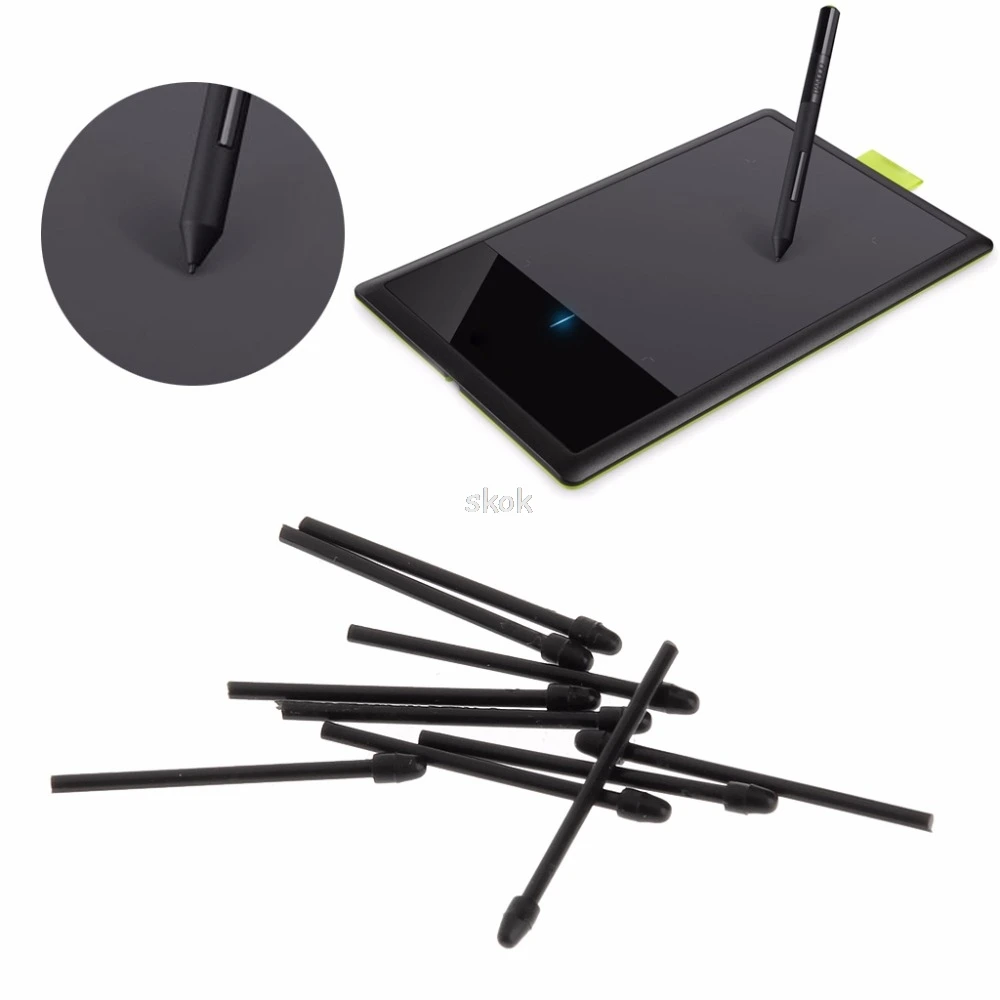 

10Pcs Graphic Drawing Pad Pen Nibs Replacement Stylus for Intuos 860/660 Cintiq Pen Nibs MAY28 dropshipping