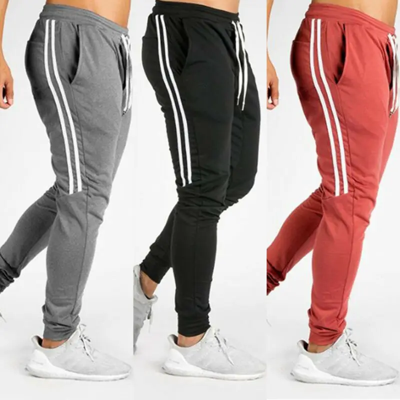 

New Men's Hip Hop Sweatpants Fitness Joggers 2020 Spring Male Side Stripe High Street Hip Long Trousers Harem Pants Sweatpant