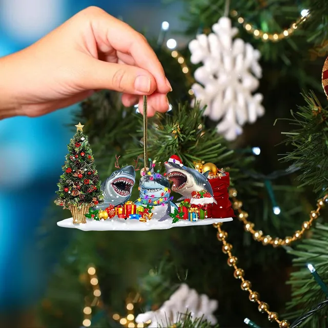 Christmas Ornaments DIY Xmas Gift Santa Claus Xmas Tree Pendant Hanging Decorations 2024 Happy NewYear For Home Noel Natal 2