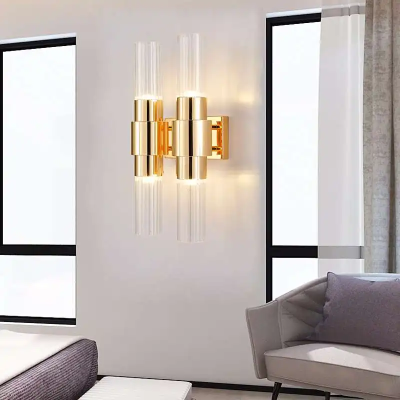 IKVVT Modern Minimalist LED Wall Lamp Living Room Walkway Restaurant Porch Study Hotel Interior Corridor Lighting Wall Lamp