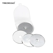 10 шт. Сменные запасные лезвия 45 мм роторные режущие лезвия Лоскутная Кожа Ткань бумага режущие колеса лезвия ручной инструмент набор