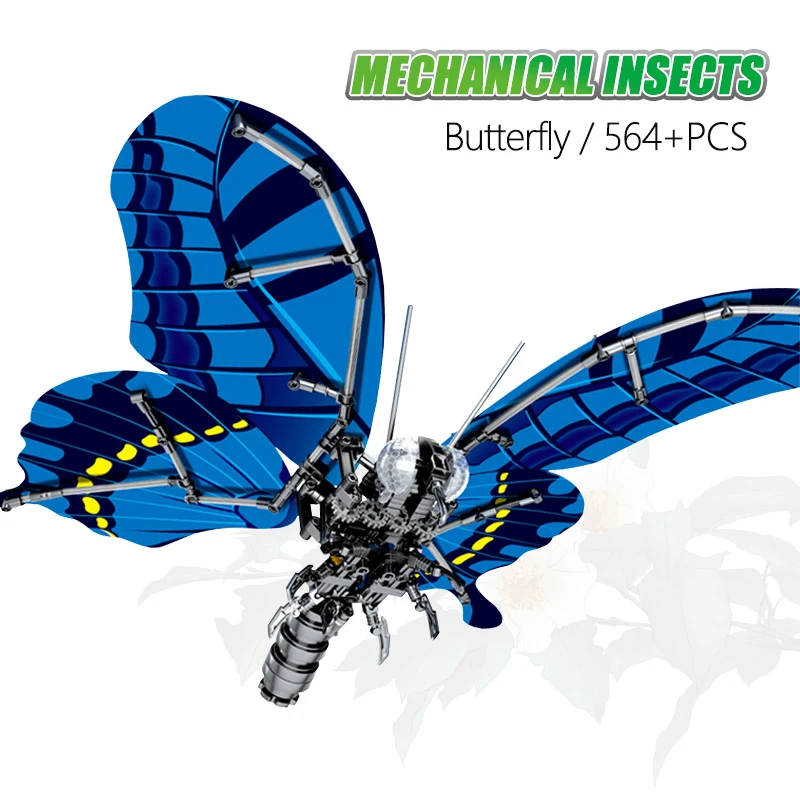 Simulated Insect Bee Wrap Butterfly Dragonfly Building Blocks Technic Animals