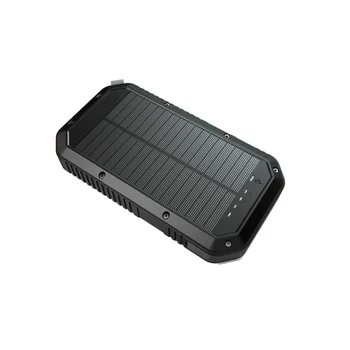 

Portable Camping Solar Charger External Battery Power Bank with Dual USB Port 21 LED Lights for iPhones iPads Samsung GPS Device