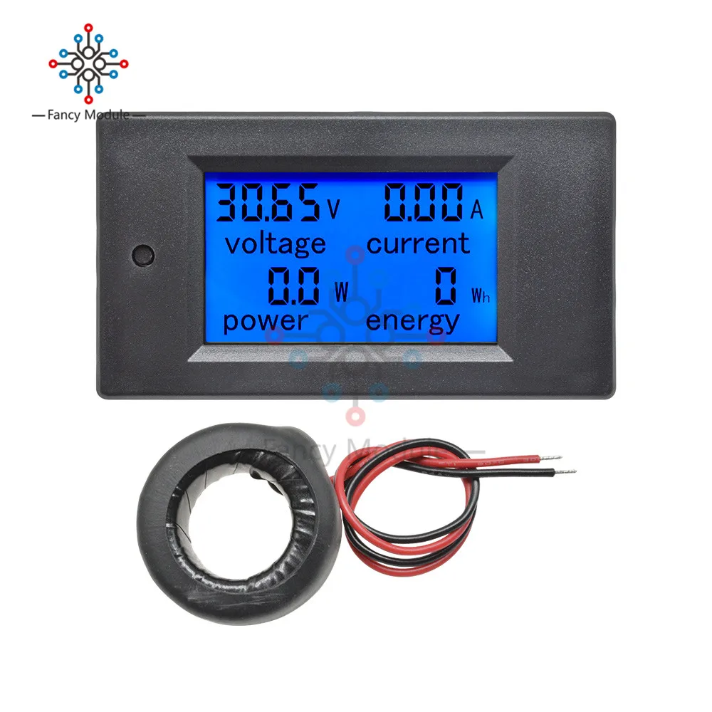 Diymore Цифровые мультиметры 100A AC 80-260V мощность энергии Аналоговый вольтметр Амперметр ватт Ампер вольт метр ЖК-панель монитор с CT