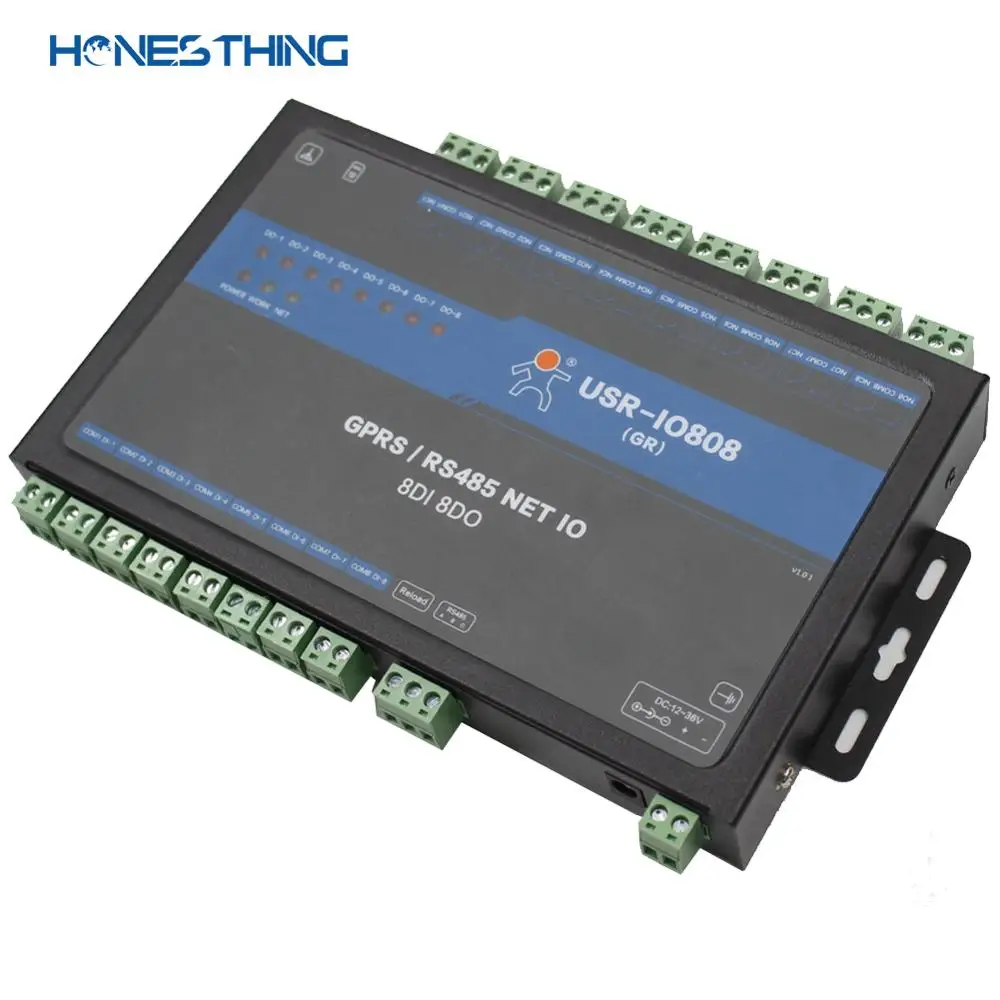 HonesThing 8 канальный GPRS/GSM RTU сетевой контроллер IO Modbus релейный выход RS485