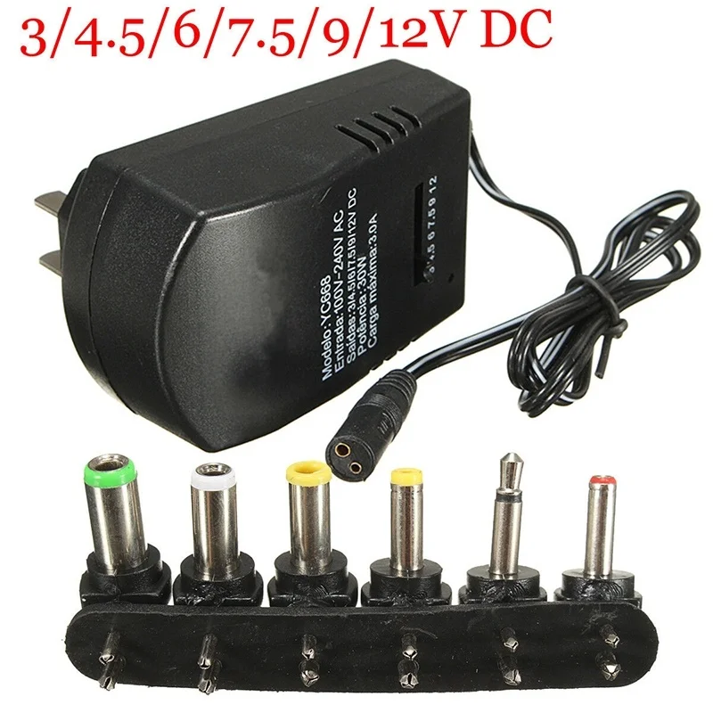 Dreamburgh универсальный источник питания AC DC адаптер преобразователь 100-240V 3/4.5/6V 7 5 V 9V