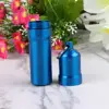 Portable Stainless Steel Sealed Cigarette Case 5 Cigarettes with Keychain Holder Box Waterproof Cigarettes Storage Box 5