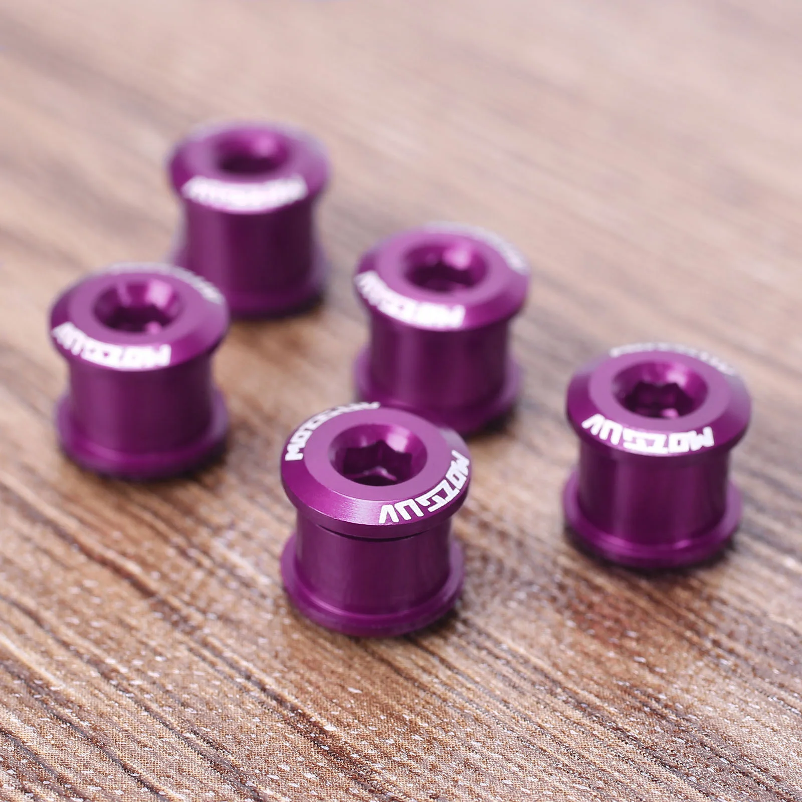 5Pcs MTB Bicycle Chainring Bolt Single Chainwheel Screws Alloy 7075 4.9mm/6.4mm Road Cycling Bike Disc Screws for Crankset Parts