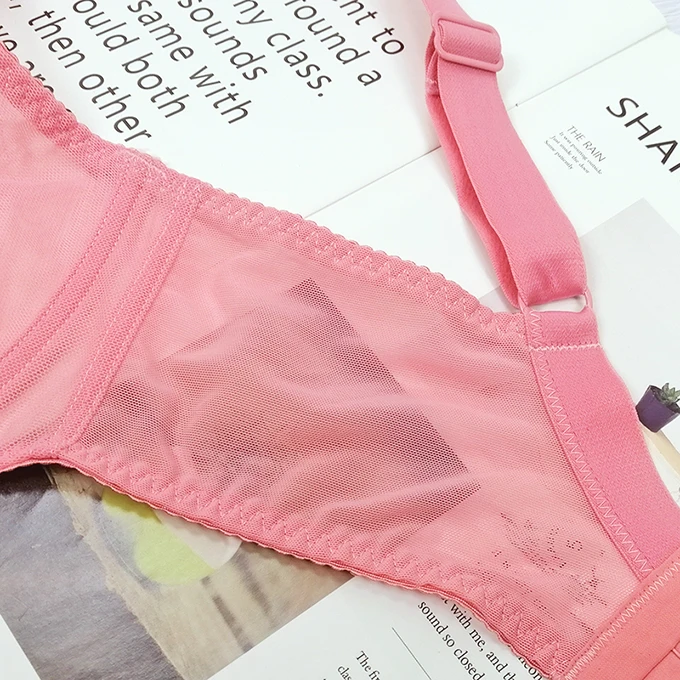 Lace Minimizer Bras for Women Full Coverage Non Padded Underwire Female Lingerie 32 34 36 38 40 F FF G GG H HH J JJ K