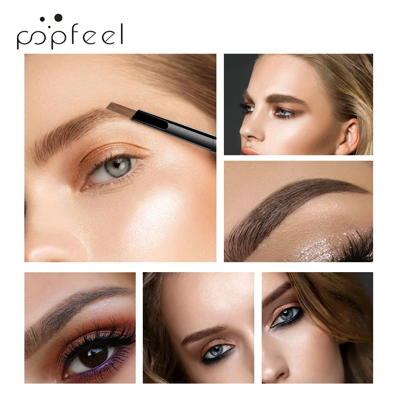POPFEEL Hot! 3D автоматическая ручка для бровей долговечные водостойкие тени тоновый
