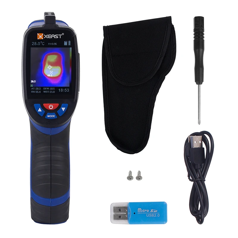 New Handheld Thermal Imaging Camera 380 Celsius Infrared Thermometer Digital IR High Infrared Image Resolution Device tools