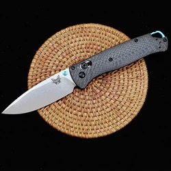 Benchmade 535 3 fibra de carbono tático faca dobrável alça de fibra de carbono ao ar livre acampamento segurança defender bolso faca militar