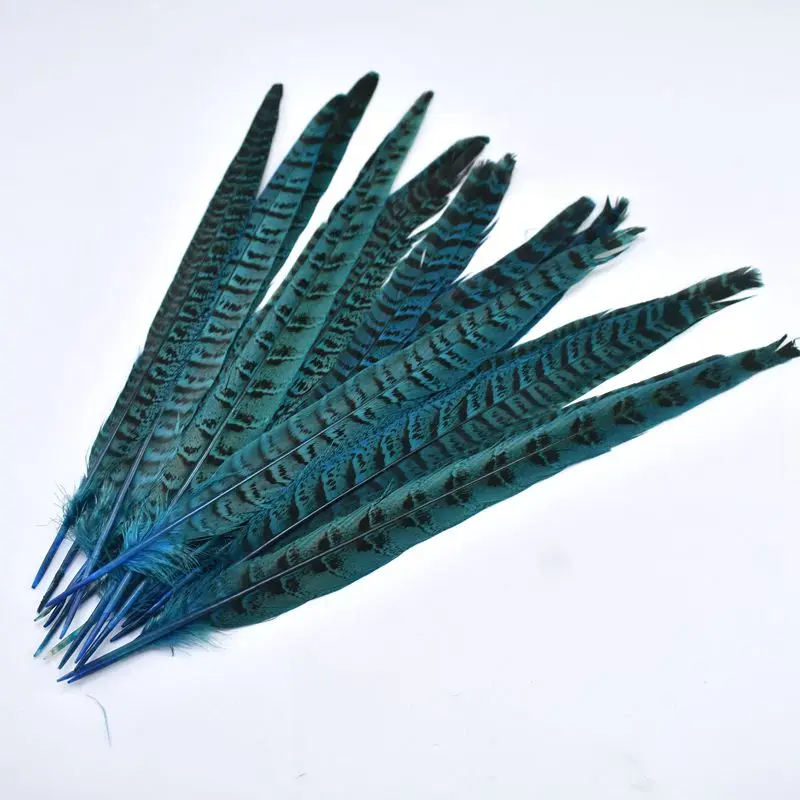 Venta Al Por Mayor De Plumas De Faisán Natural Con Cuello De Anillo Para Manualidad, Plumas De 10-75cm, Accorios De Decoración Para Fitas, Bodas Y Carnaval - AliExprs 15