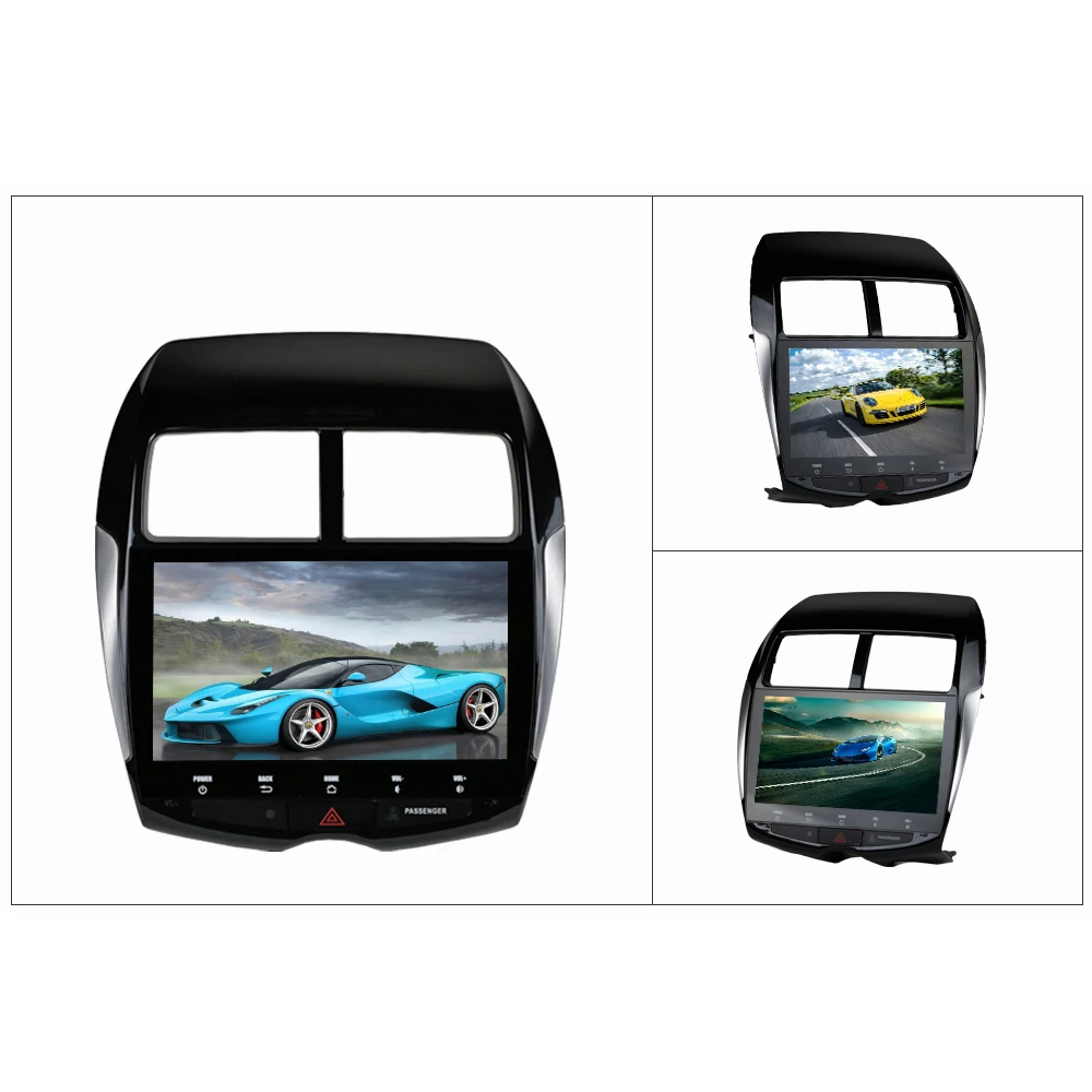 Sale SINOSMART 4 Core/8 Core CPU, 2G RAM Android 8.1 Car Audio GPS Navigation for Mitsubishi Lancer 2006-2016 ASX 2013-2018 5
