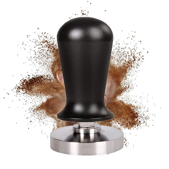 

Stainless Steel Coffee Tamper Espresso Elasticity Flat Barista Tool For Kitchen Coffee Accessories Cafe Powder Press