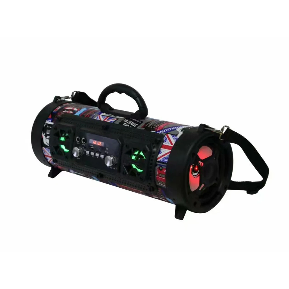 M17 портативные беспроводные BT колонки шок бас открытый кемпинг колонки HiFi стерео колонки ручной Soundbox встроенный fm-радио