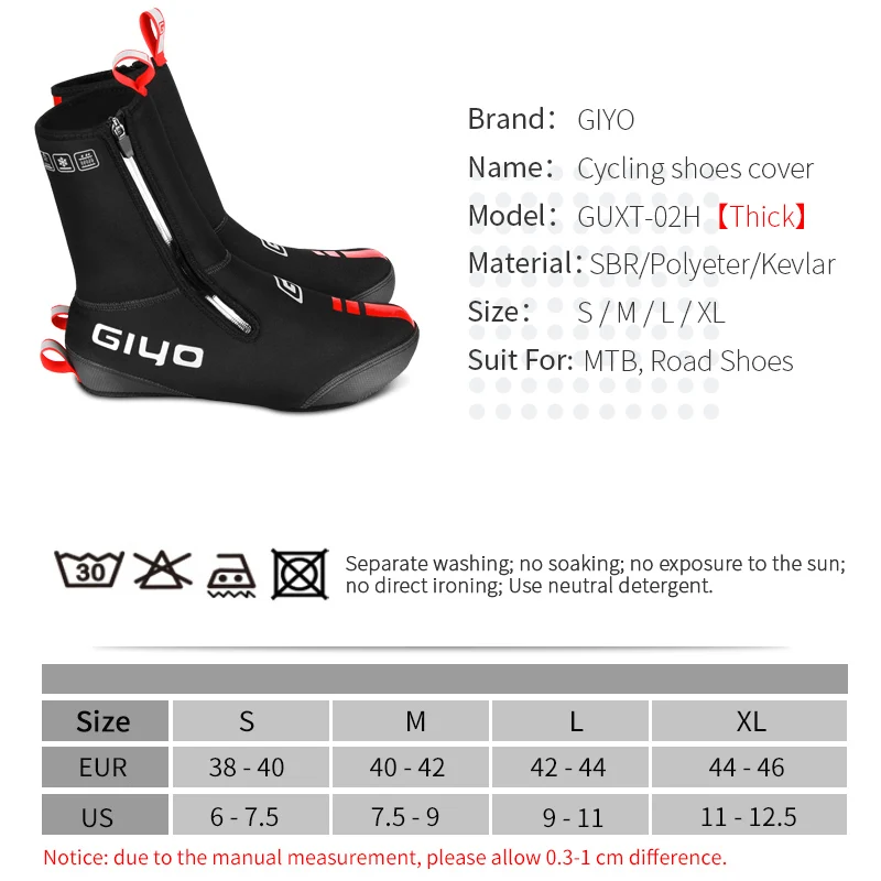 GIYO чехол для велосипедной обуви водонепроницаемый тепловой велосипед обувь MTB