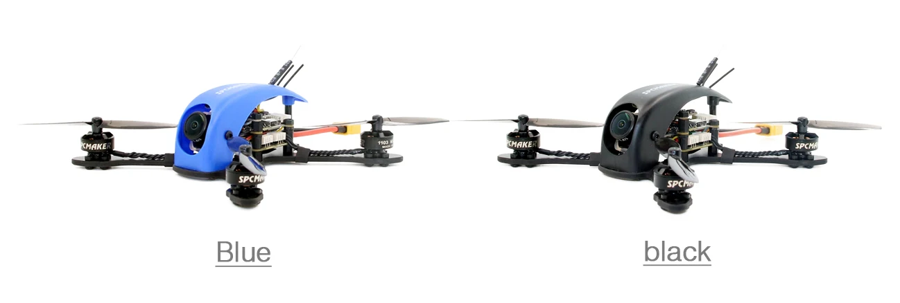 SPCMAKER убийца КИТ-зубочистка 2-3s 1103KV 8500 FPV гоночный Дрон(синий корпус с TX 15/25/100 мВт VTX версия