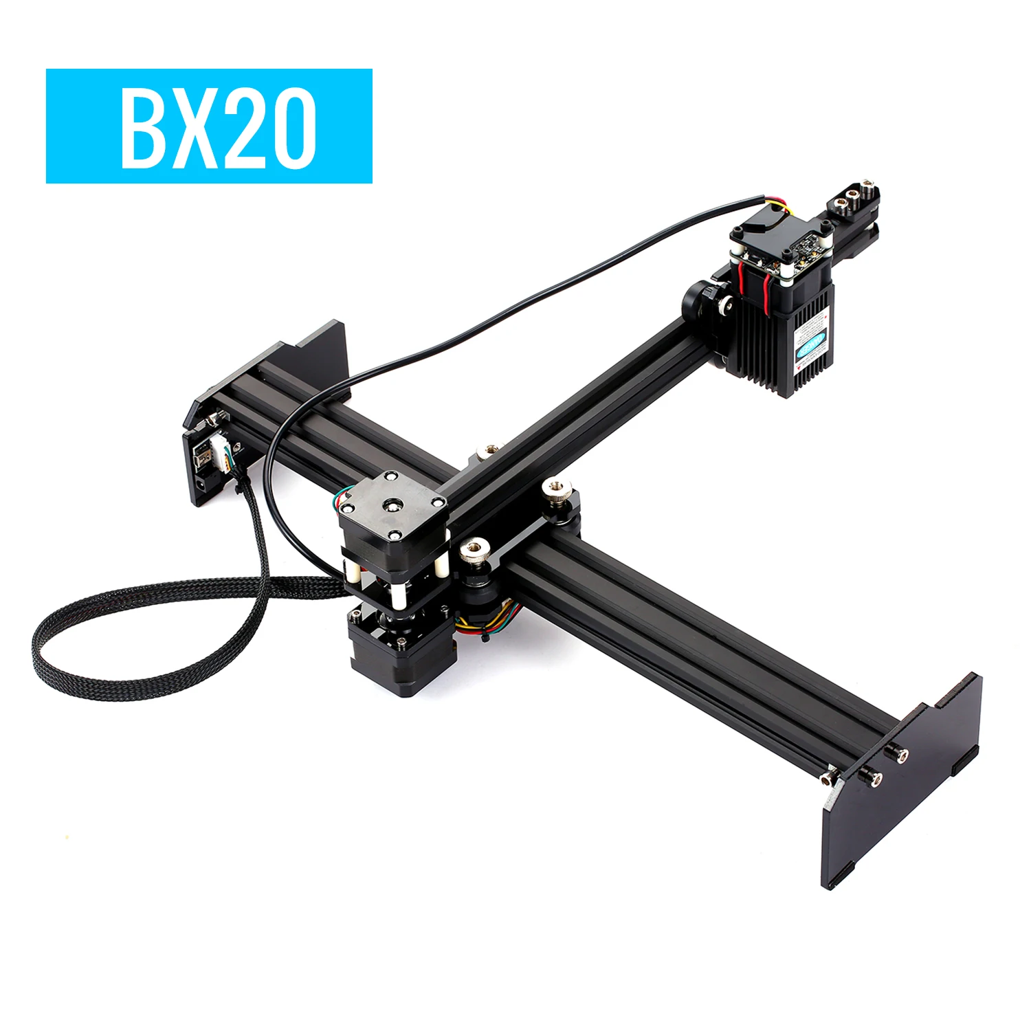 20W Laser Engraver Wood Router Machine DIY Engraving Machine Mini Engraver for Wood Plastic Bamboo Rubber Leather