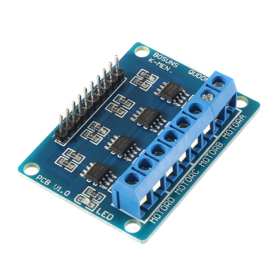 

L9110S 4 channel drive DC motor drive board motor drive module Smart car 4-way driver