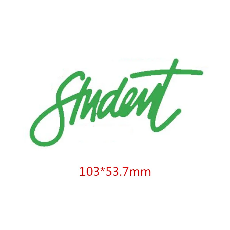 

student Danish Word Die Cuts For Card Making Danish Word student dies scrapbooking metal cutting dies new 2019