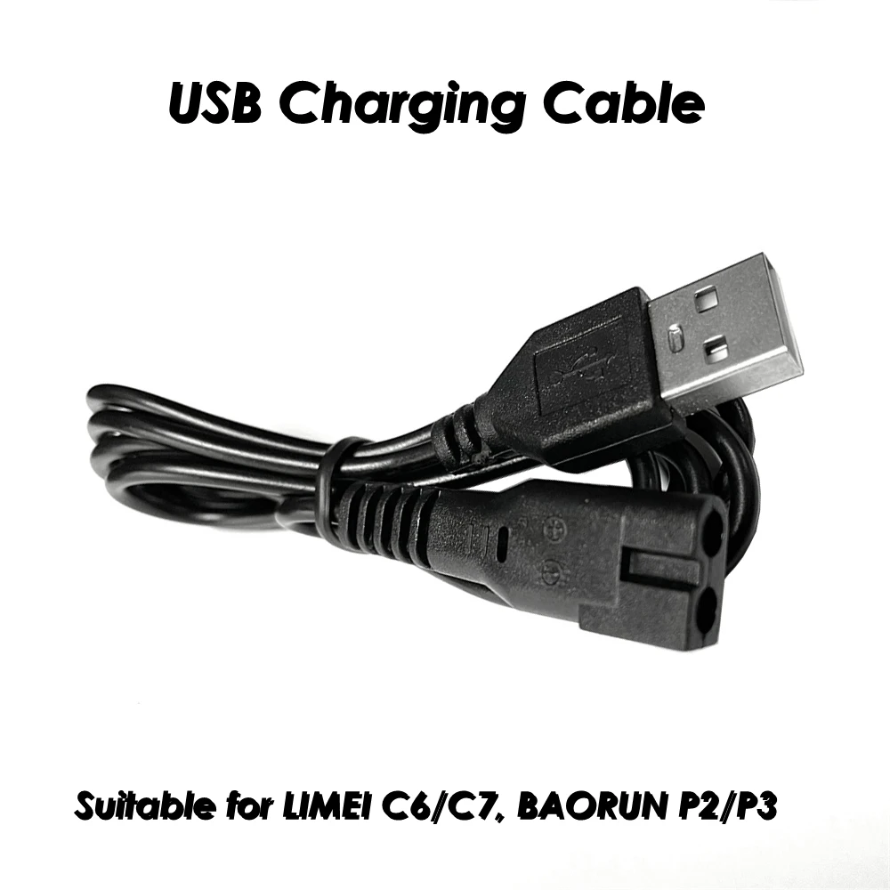 Cable de carga USB para cortapelos de mascotas, línea de carga