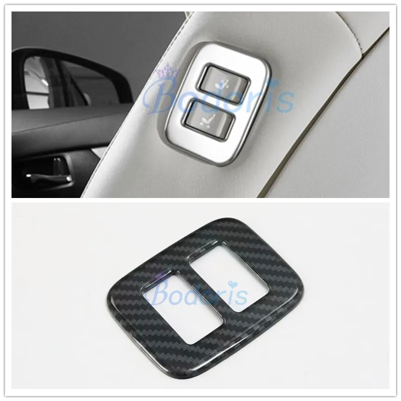 

Для Toyota Alphard VELLFIRE 30 2016-2019 внутренняя цветная крышка переключателя из углеродного волокна для заднего сиденья отделочная панель автомобильные аксессуары