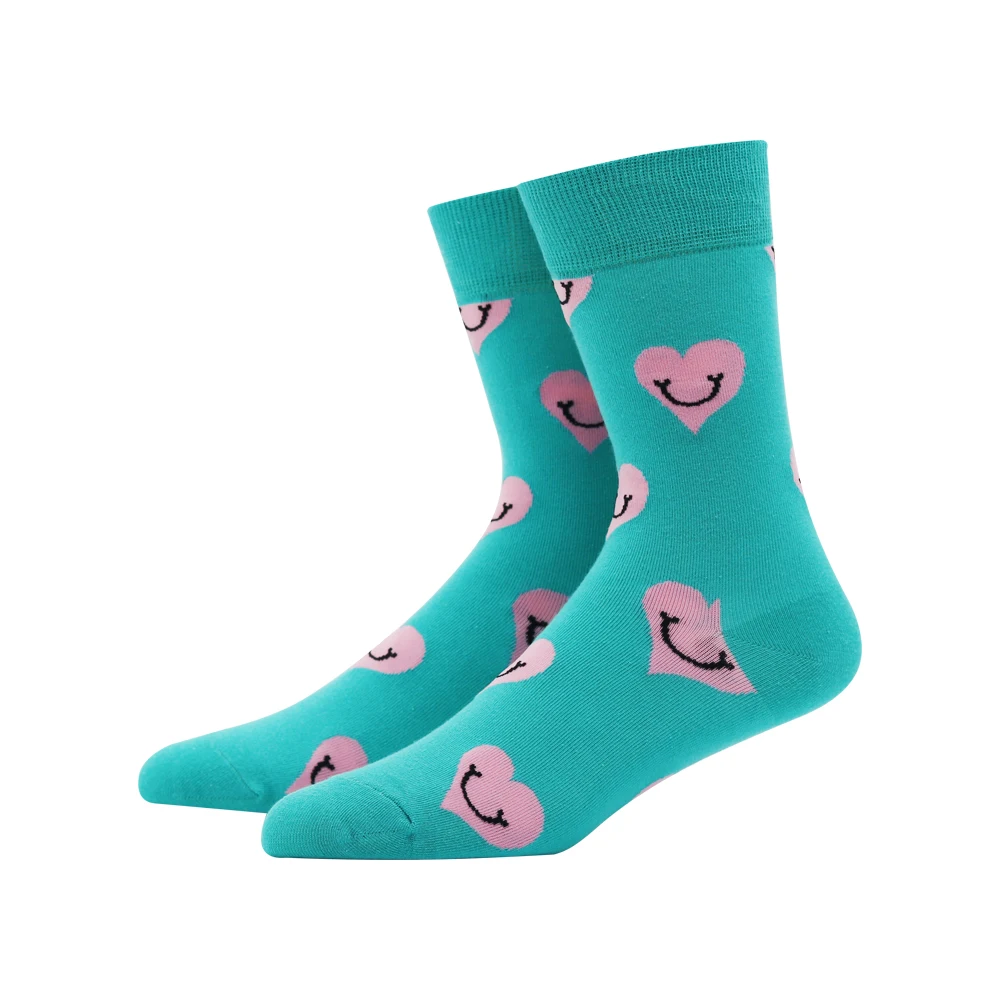 Unisex Fashion Style Love Smiley Socks Cotton Harajuku Colorful Full Socks for Women Happy Funny Man Socks Medias