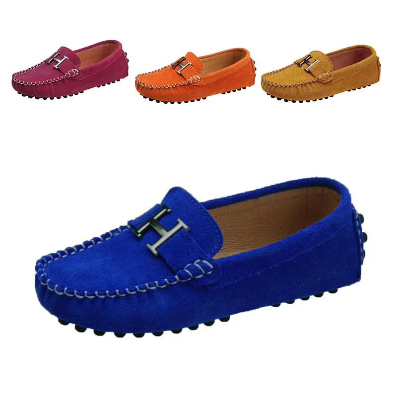 

Children Moccosins Girls Baby Leather Shoes Unisex Fashion BOY'S Leather Shoes CHILDREN'S Shoes Foot Covering Middle And Large C