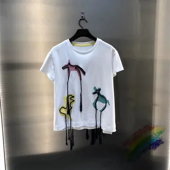 

2020SS Mira Mikati T-shirt Men Women 1:1 Best Quality Fashion Casual Hand drawn doodles Mira Mikati Tees Top T Shirts