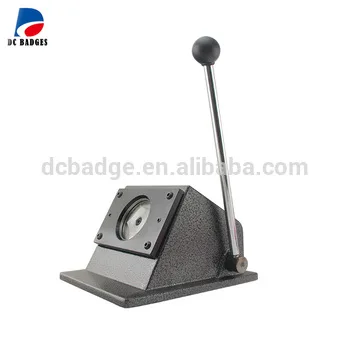 

Hot selling 1/4" 58mm metal cutter round badge cutting machine cutting size 70mm