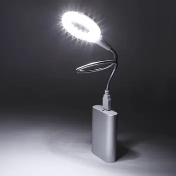

18LEDs USB Book Light Rechargeable Portable Lamp Flexible Reading Bulbs Bedside Decor For Laptop Desktop Study Room School Kids