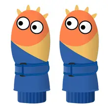 1 пара, милые детские зимние водонепроницаемые ветрозащитные толстые теплые лыжные варежки для сноубординга, перчатки для катания на лыжах