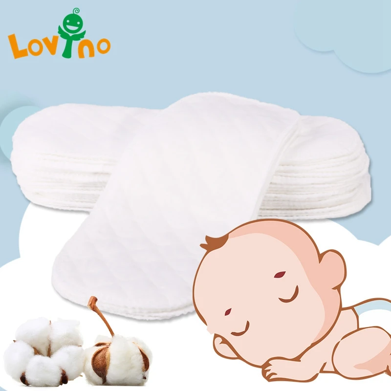 Hot Item Baby Nappies Insert Diaper Newborn-Cloth Eco-Friendly Cotton Infant 3-Layers 5pcs Hot-Sale WDgmgKoKA