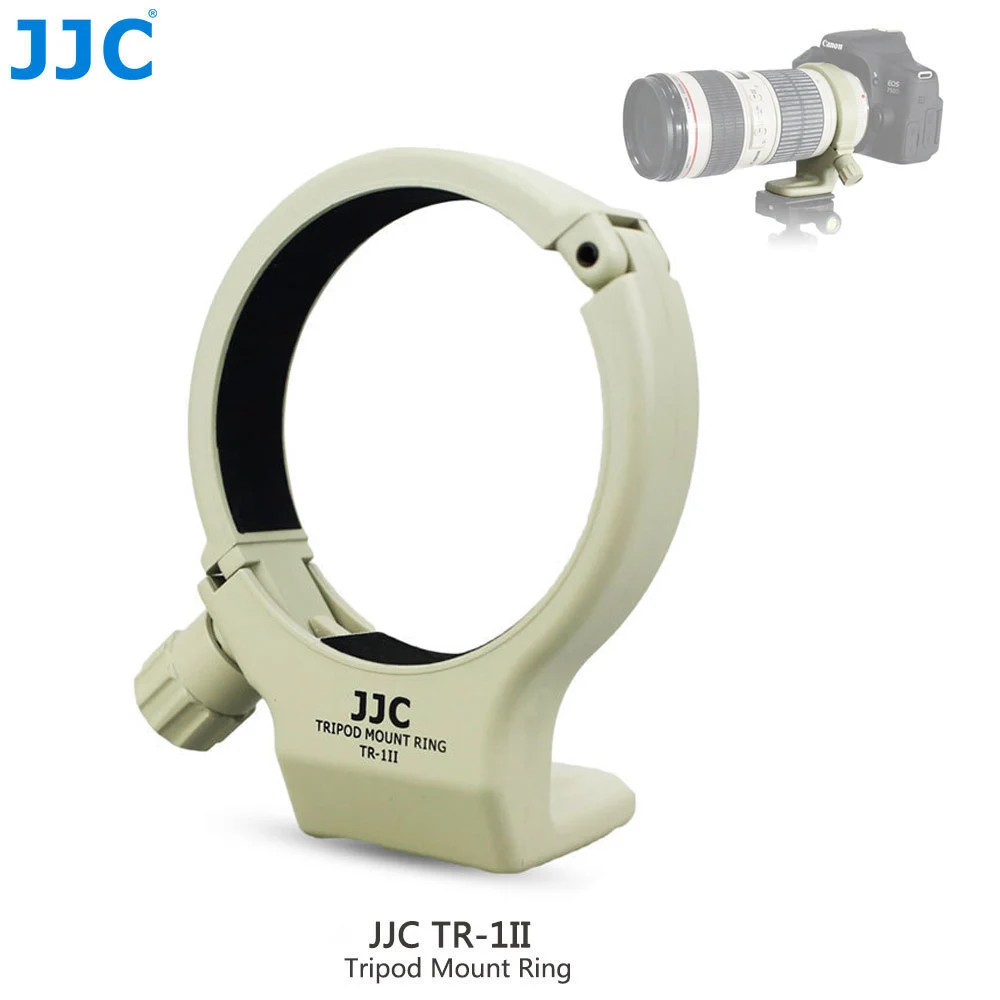 

JJC TR-1II ABS Tripod Mount Ring Replace/For Canon A-2 Tripod Mount Ring For Canon 70-200mm f/4L IS USM Flocked SSW