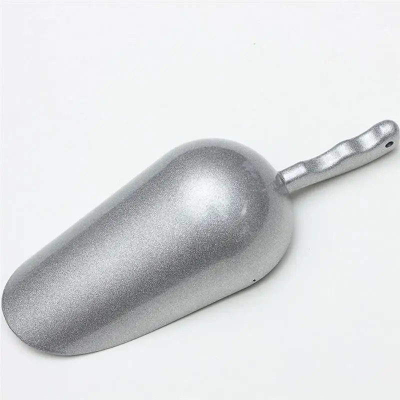 1Pc Zinc Alloy Food Shovel Home Kitchen Silver Flour Scoop Candy Nuts Beans Rice Dried Fruit Shovel Ice Scoop Kitchen Tool