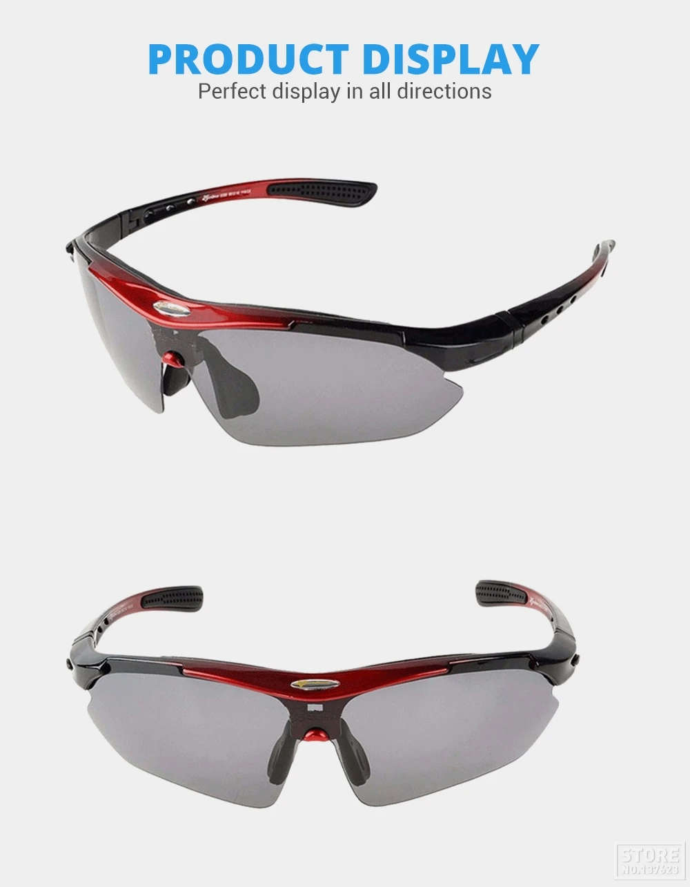 Hot! RockBros Polarized Cycling Glasses Cycling Sunglasses Outdoor Sport Road Bike MTB Mens Glasses TR90 Goggles Eyewear 5 Lens