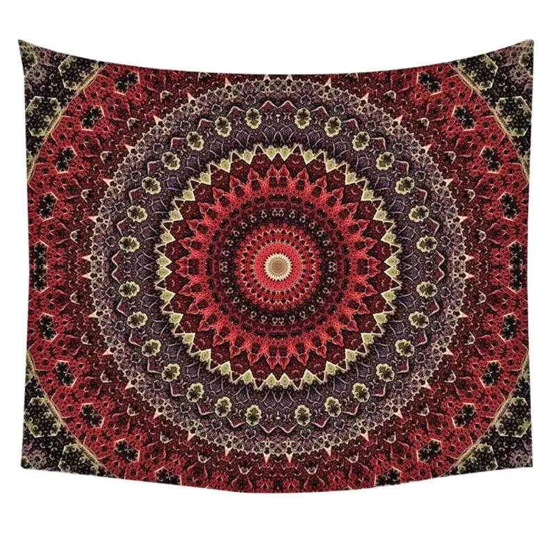 Mandala22 L Boho печати плед с рисунком мандалы Висячие стены гобелен Пикник йога коврик Домашний художественный Декор для спальни гобелен украшение комнаты покрывало - Цвет: Mandala22 L
