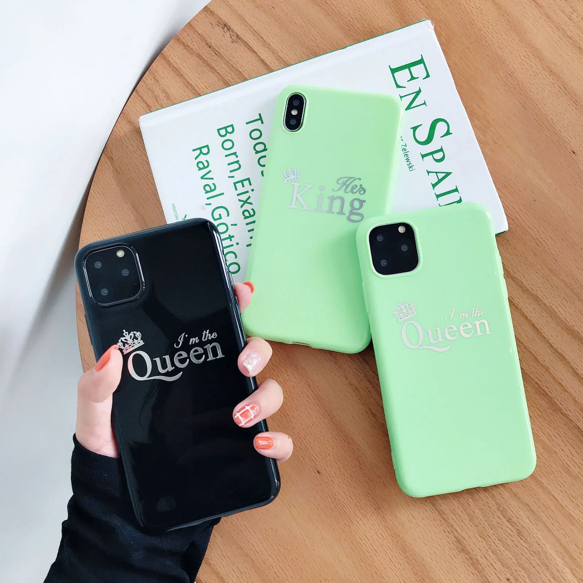 Силиконовый чехол из ТПУ с короной для iPhone 11 Pro 6 6s 7 8 Plus X XR XS Max King телефона в стиле