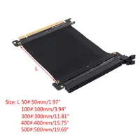 pci express riser card 5/10/30/40/50 ס"מ High Speed ​​PC כרטיסים גרפיים PCI Express 3.0 16x גמיש בכבלים Riser Card הרחבה נמל מתאם עבור GPU C26 (4)
