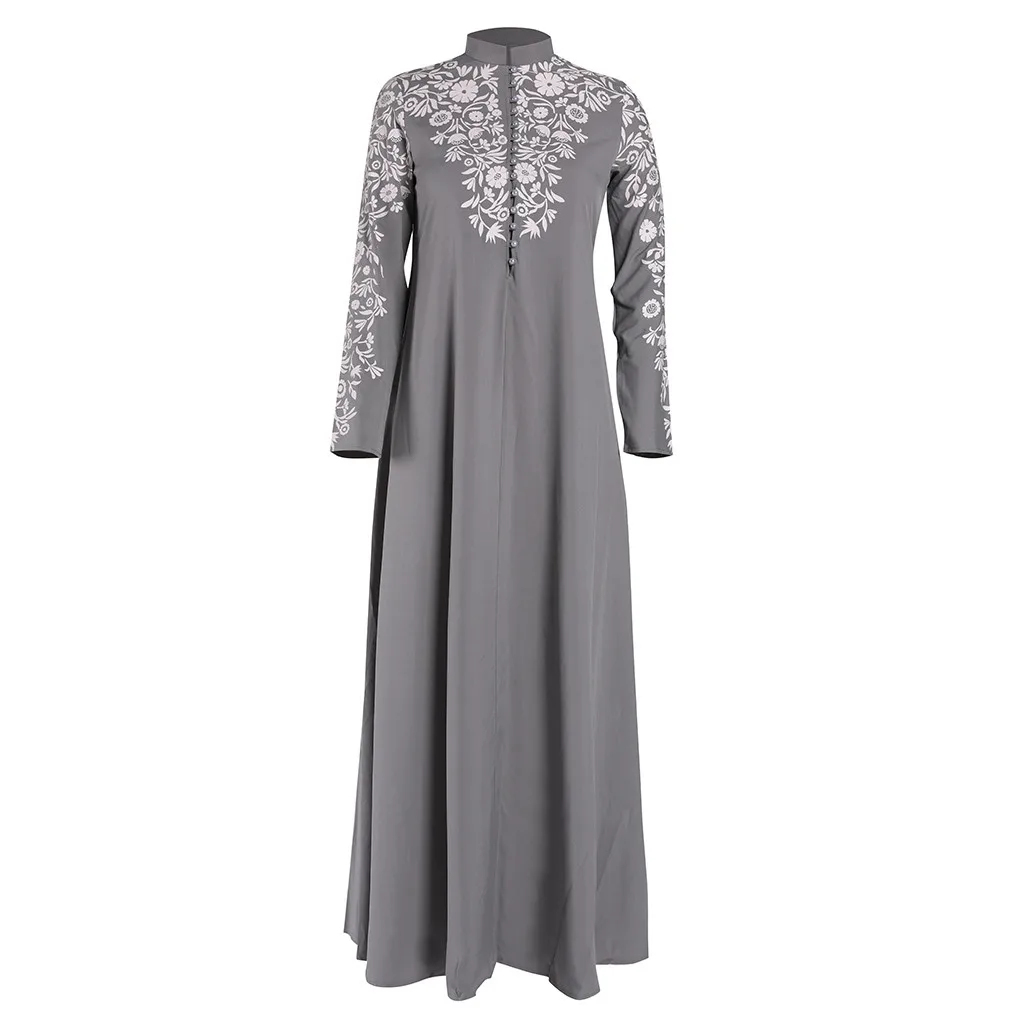 MISSOMO Vestidos Women Muslim Dress Kaftan Arab Jilbab Abaya Islamic Lace Stitching Maxi Dress girl clothes women long dresses 8