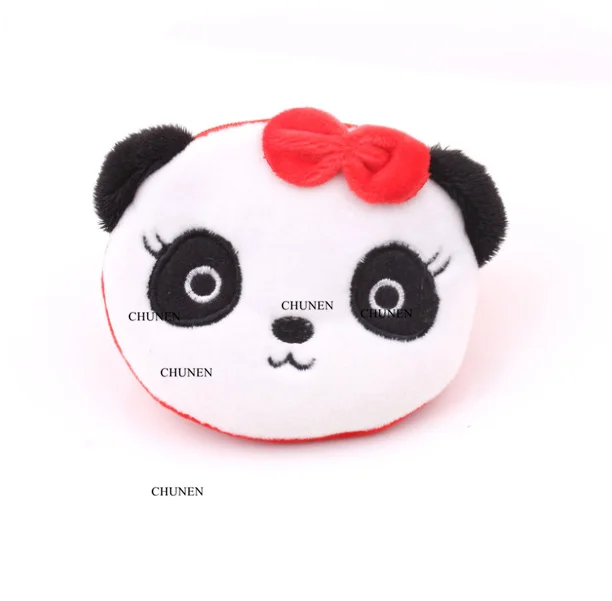 24PCS/LOT , 10CM Plush Purse , Key Chain Lady Girl's Plush Coin Purse Toy