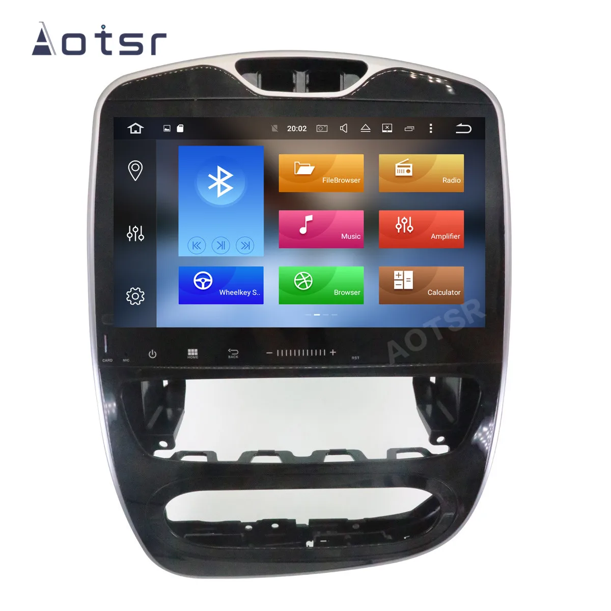 Автомагнитола AOTSR 2 Din Android 10 для Renault Clio 2017 2018 мультимедийный плеер стерео GPS