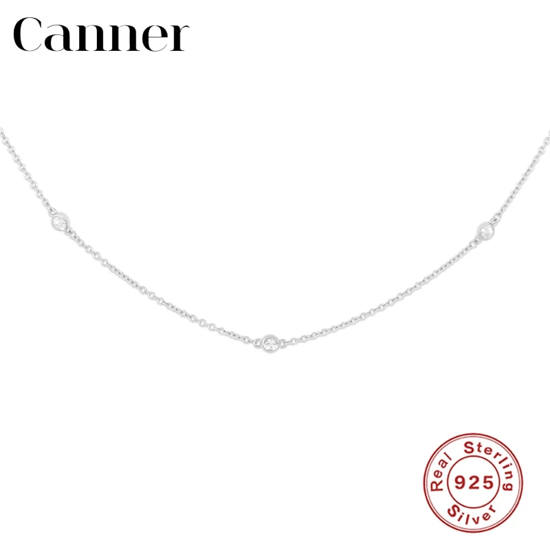 2 silver Очаровательное 925 пробы Серебряное колье Золотая Серебряная цепочка звезда кулон короткое ожерелье s для женщин простое INS циркониевое ожерелье ювелирное изделие - Окраска металла: 2 silver