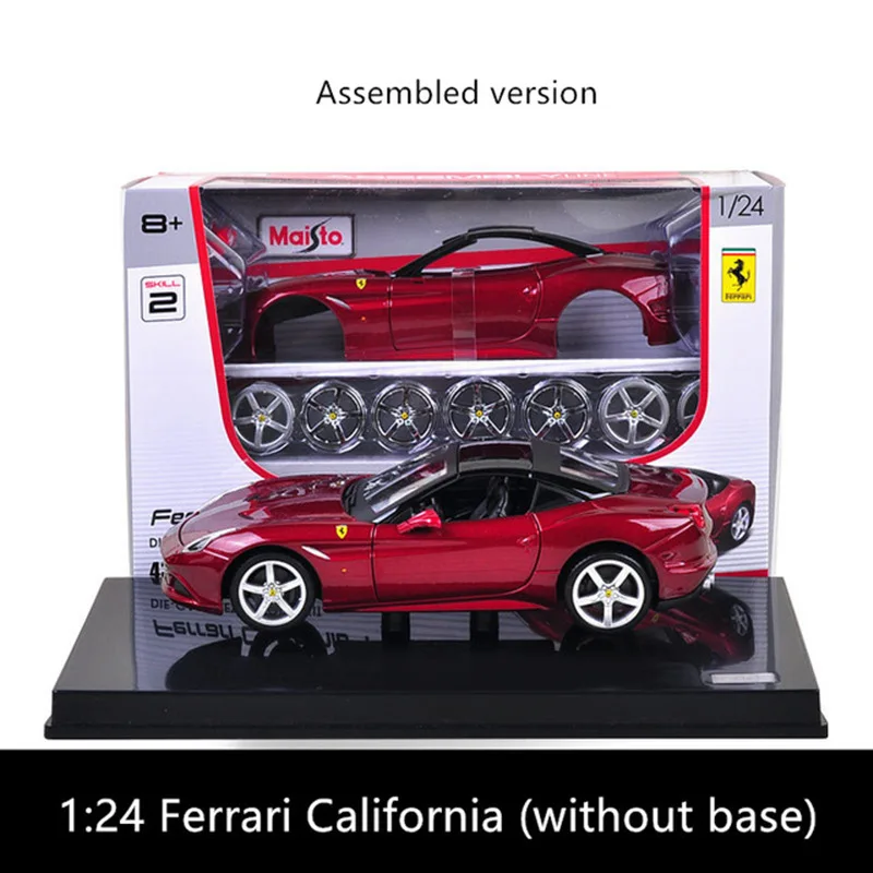Модель автомобиля Maisto 1:24 Ferrari California в сборе сделай сам литье под давлением новая